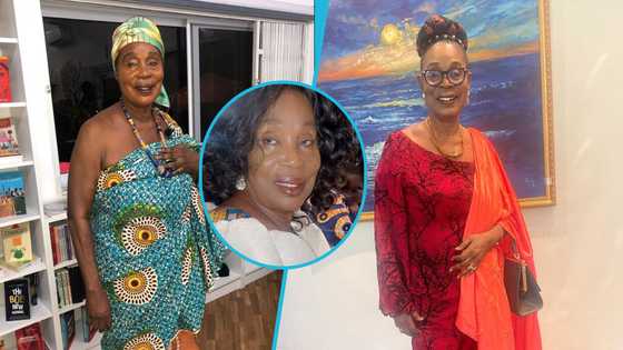 Maame Dokono's 80th birthday: Grace Omaboe stuns in a gorgeous dress to celebrate her birthday