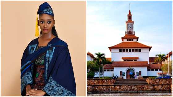 Lady who spent 2 years each in 100 and 400 levels graduates with first-class, shares cute photos