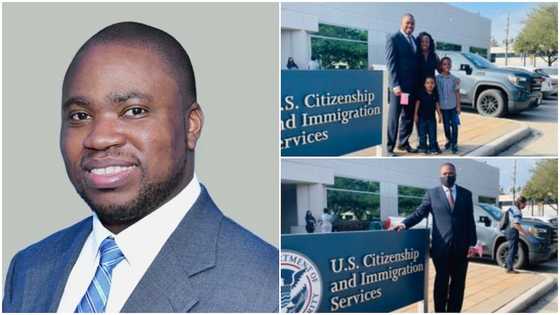 Nigerian man whose parents borrowed N610k to send him to US wins, becomes citizen