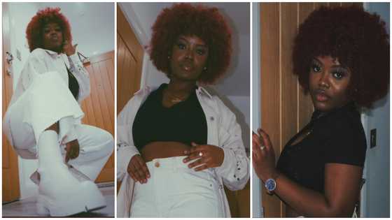 Gyakie causes stir with large boots as she glows in gorgeous outfit; peeps react to her beautiful photos