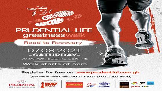 EMY Africa partners with Prudential Life Insurance for Greatness Walk on August 7