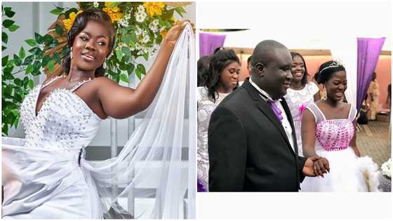 Asantewaa: Ghanaian TikToker flaunts hubby on his birthday, drops lovely video showing off wedding ring