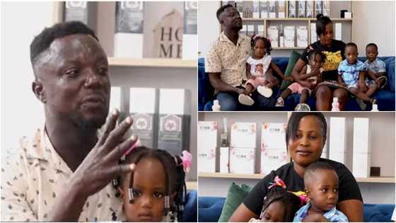 Ghanaian man opens up on his ordeal as father of quadruplets, video evokes sadness