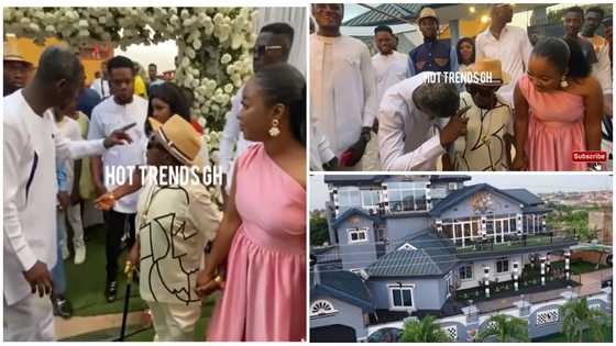 Agya Koo's Mansion: Kumawood actor embraces Wayoosi, ignores other activities to welcome him