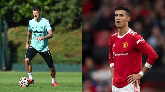Arsenal star confident he can handle Ronaldo ahead of november meeting at Old Trafford