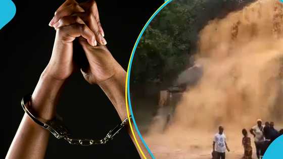 Third-year Kintampo College of Health Student Arrested over video showing polluted Kintampo Falls