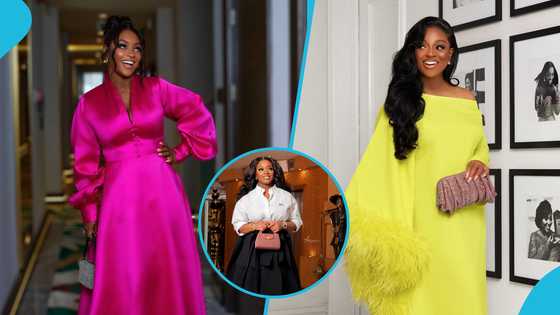 Jackie Appiah looks resplendent in a mix-and-match outfit styled with a GH¢139,000 Chanel bag