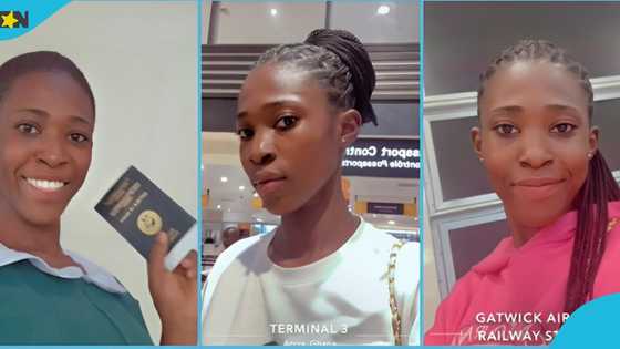 Ghanaian nurse rejoices as she vacates her post in Ghana, relocates to the UK to practise, video