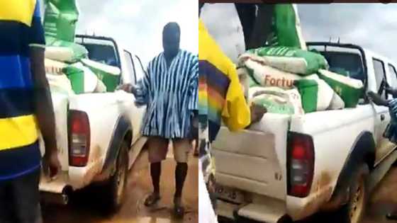Give us jobs not rice - Damongo youth angrily chant as they reject 'salah' rice from MP