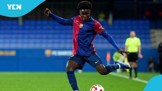 Ghana’s David Oduro scores fantastic free kick for Barcelona