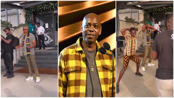 American Comedian Dave Chappelle given warm welcome at KIA, shows off cultural dance moves in video