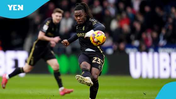 Ghanaian striker in England shines, scores unbelievable goal for Lampard's team: Video