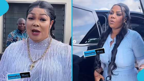 Nana Agradaa taunts Empress Gifty as they meet in court: "Noko tantaliser, noko fine"