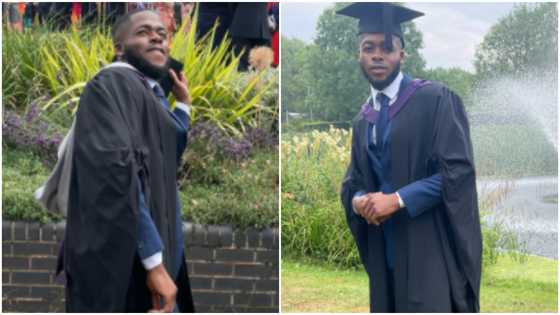 “University was hell”: Young man says as he earns degree in Construction Engineering; many react to his photos