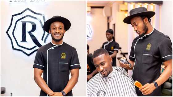 Ghanaian barber who charges GH₵800 for a haircut causes massive stir; his prices angers peeps
