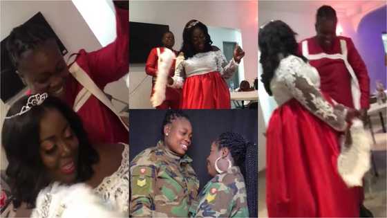 Beautiful videos drop as two Ghanaian lesbians marry in a private wedding in Ghana