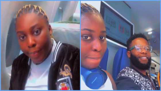 Ghanaian lady marries in August, travels abroad to join husband in September, video evokes joy