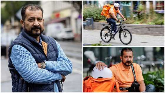 Politician with many degrees becomes a delivery man with bicycle after he resigned from gov’t