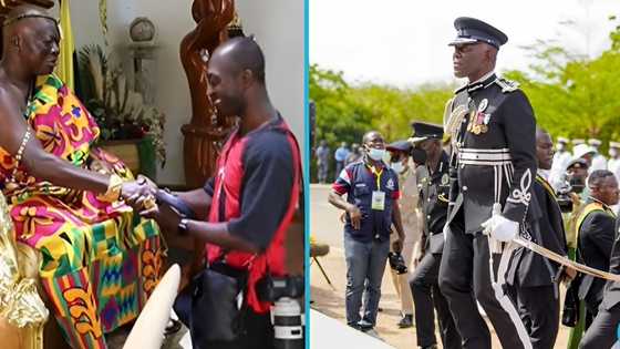 Dampare's official photographer expresses delight after meeting Otumfuo for the first time