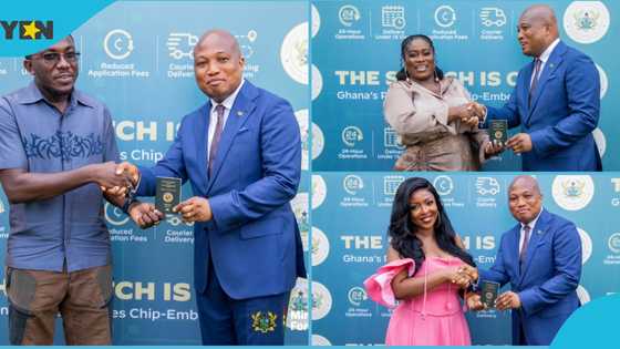 Kalyjay, Yvonne Okoro and Lydia Forson receive chip-embedded passports, video trends