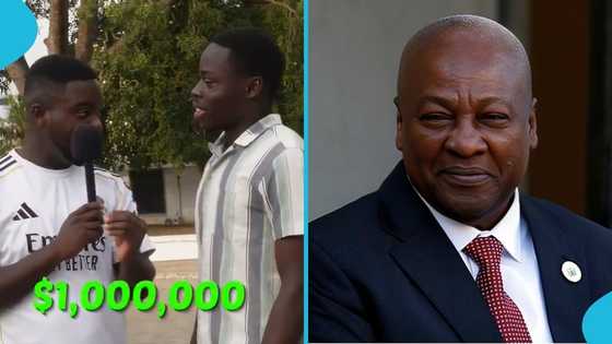 Young Ghanaian man chooses between dinner with President Mahama and $1 million