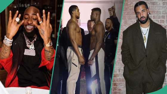 "Ur ticket don cut": Davido taunts Drake for using over GH¢7m to bet against Anthony Joshua, fans react