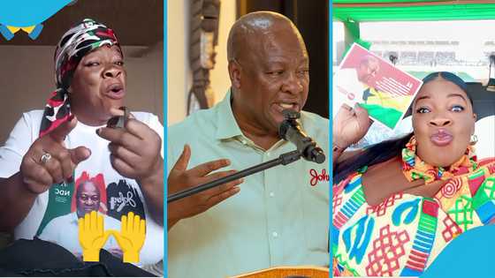 GH TikToker flaunts her special invite to Mahama's inauguration, fans react: "NDC loves you"