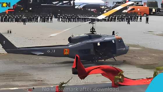Watch dramatic moment Nigerian Army helicopters make 'dangerous' rescue landing