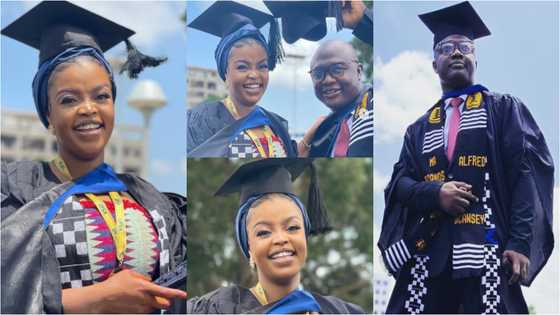 TV3 presenters Ayisha Yakubuu, Alfred Ocansey earn master's from UPSA, beautiful photos drop