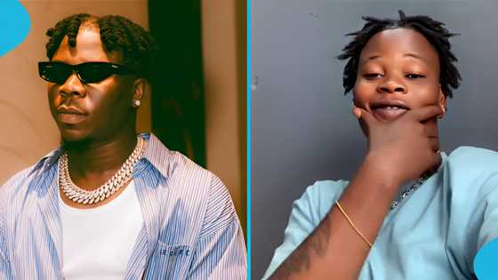 Stonebwoy speaks with embattled fan who lost arm in an accident, makes him a promise