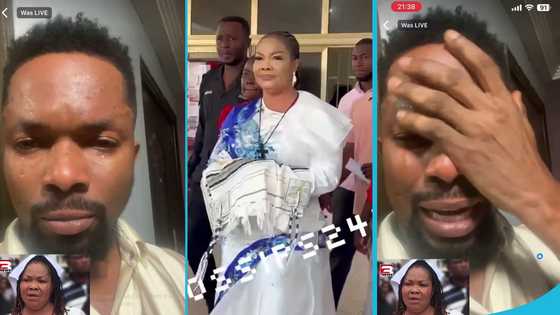 Agradaa's brother 1 Gig cries on FB Live, says she'd be a changed person when released