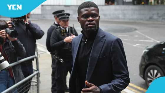 Partey faces court for second time, reacts to "Nyame nka wo ho" encouragement (Video)