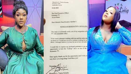 Mona Gucci resigns from Kantanka TV after her Abigail Williams & Co saga on McBrown's show; details drop