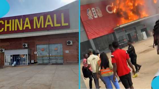 Man confronted after running into burning China City Mall to retrieve his belongings, video