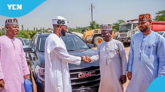 "Just imagine": Photos emerge as 8 APC lawmakers who met Tinubu after resigning receive cars