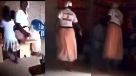 GH woman gets annoyed in church & demands her tithe back in front of the congregation in video