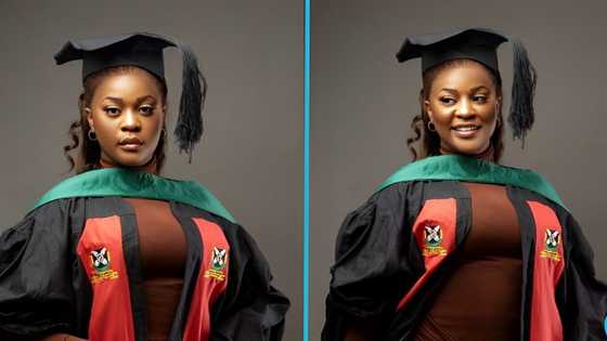 Nigerian lady In Ghana bags a nursing degree, celebrates academic achievement on social media
