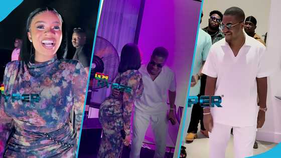 Sharaf Mahama and Serwaa Amihere spotted at the grand opening of a luxury apartment in Accra