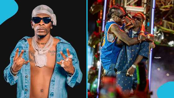 Shatta Wale justifies his set list for Vybz Kartel's concert, bashes critics: "Ghanaians and hate"