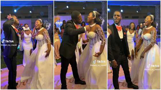 2023 Weddings: Pretty Bride And Groom Jam To Stonebwoy's Everlasting; Cute Video Warms Hearts