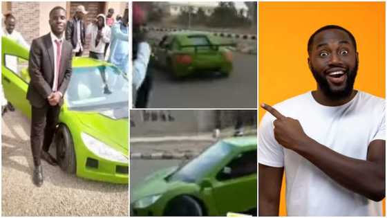 Talented young student ‘builds’ sports car for his final year project; many react to his video