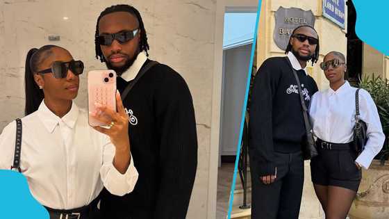 Semenyo and girlfriend Jordeen soak in Parisian romance: Photos drop