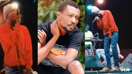 Kwadee back on his feet as he powerfully rehearses in new video; stirs emotions