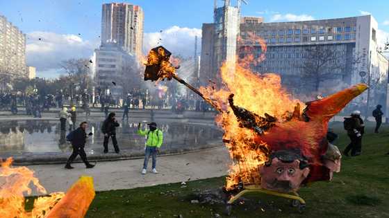 Last-ditch protests in France over Macron's pension reform