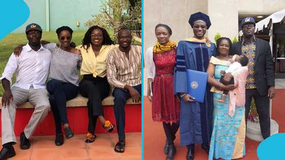 Ghana’s first female Veep Prof Naana Jane Opoku-Agyemang and her PhD family: “This is the real flex”