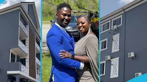 Ghanaian couple celebrate after building their dream mansion: "This is only the beginning"