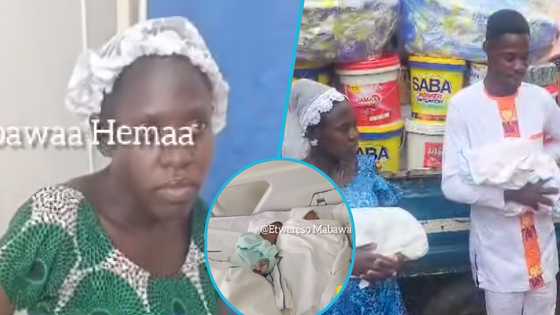 Etwereso Hemaa: Couple of quads receives over GH¢20k and baby items thanks to GH philanthropist