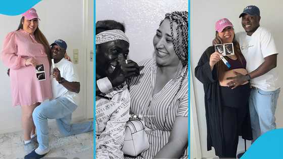 Patapaa's ex-wife Liha Miller flaunts baby bump as she announces pregnancy with her new husband after wedding