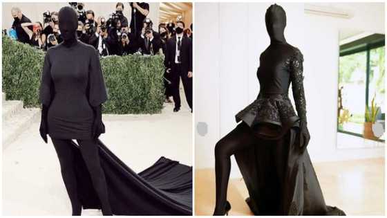 Kim Kardashian-inspired masked look at AMVCA sparks reactions