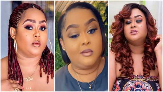 Obiaa: Vivian Jill vibes to Akwaboah's song as she shows off her beauty; video gets fans talking